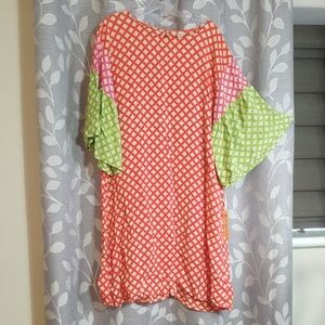 Uncle Frank Colorful Geometric Pattern Dress size XL
